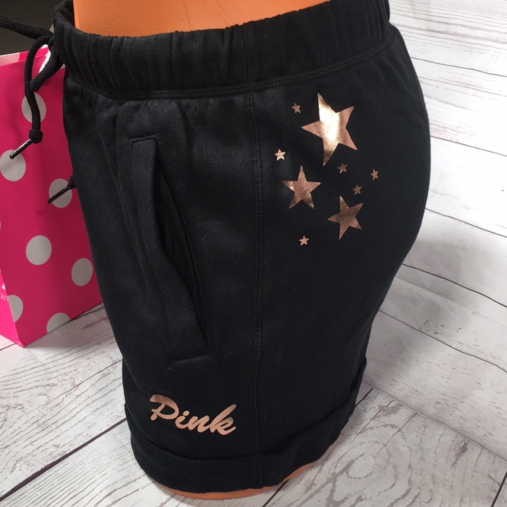 NWT VS PINK BLING BOYFRIEND SHORT sz XS